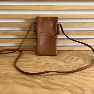 Madewell Brown Leather Mini Crossbody bag